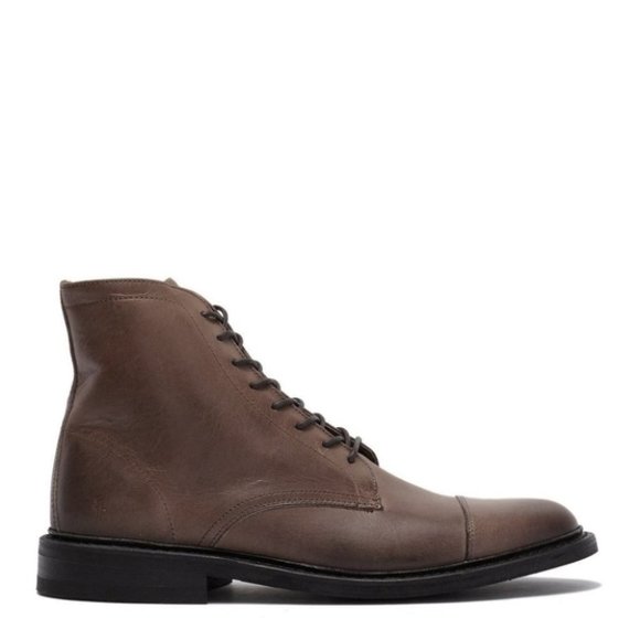 New Frye Seth Leather Lace-Up Boot 12 - Picture 3 of 3